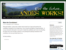 Tablet Screenshot of andesworks.com